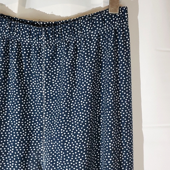 High Waisted Sleep/Loungewear Leggings, Blue and White - Size XLarge - Picture 3 of 13